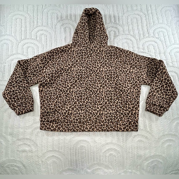 EDIKTED Leopard Magic 8 Oversized Hoodie Large NWT O-446 - Picture 9 of 10